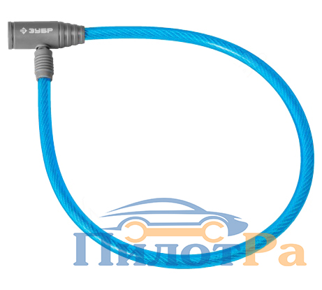 Замок тросовый Зубр 3 ключа d=10мм длина 65см 37261-65