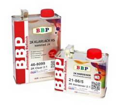 Лак BBP Bic Ben акриловый 2K HS 2+1 Бесцветный 1л + отвердитель 500мл