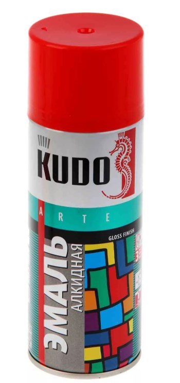 Краска Kudo 1003 красная RAL3020 520мл