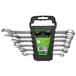 Ключи рожково-накидные JT 6 предметов профессиональные 8-17мм в боксе