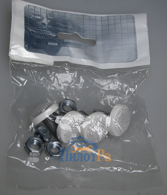 Болт номера Малый белый + белый 4шт