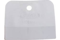 Шпатель резиновый 100мм Stayer белый 1027-100