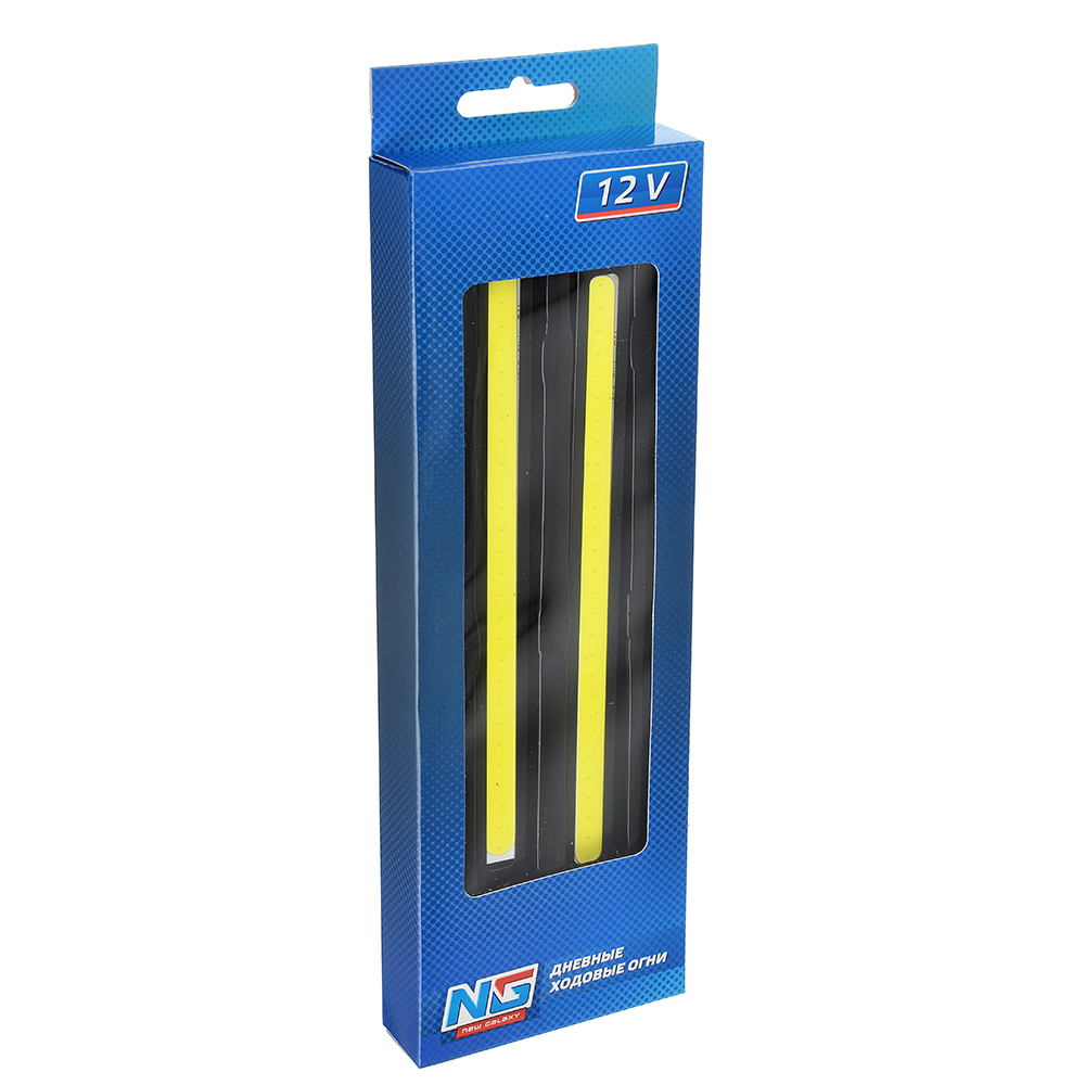 Дневные ходовые огни 28 LED металл корпус 170мм 12В 702-006