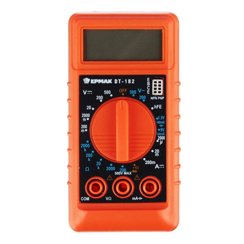 Мультиметр цифровой DT-182 Ермак 660-001