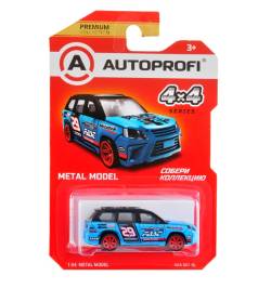 Машинка 1:64 4x4 синий 4x4-001