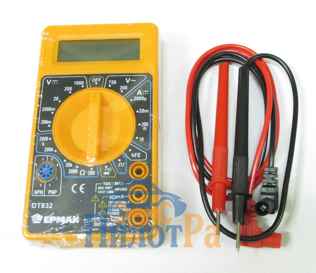 Мультиметр цифровой DT-832 Ермак 660-004