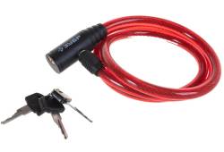 Замок тросовый Зубр 3 ключа d=10мм длина 95см 37263-95