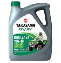 Масло моторное Takayama ATV UTV 4T Regular SL MA2 10w40 4 литра