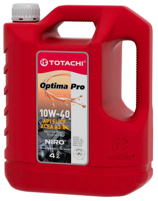 Масло моторное Totachi Optima PRO 10w40 полусинтетика 4 литра