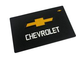 Коврик панели черный с логотипом Chevrolet 200*135мм Шевроле