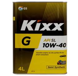 Масло моторное KIXX G 10w40 SL полусинтетика 4 литра