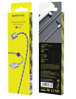 Кабель iP Borofone BX24 1 метр в коробке 2,4A