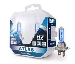 Лампа H7 AVS Atlas 55Вт 12В 5000К 2шт 78909