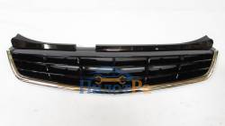 Решетка радиатора ВАЗ-21704 ПРИОРА SE №2 Рестайлинг полосы, широкие черн молдинг хром