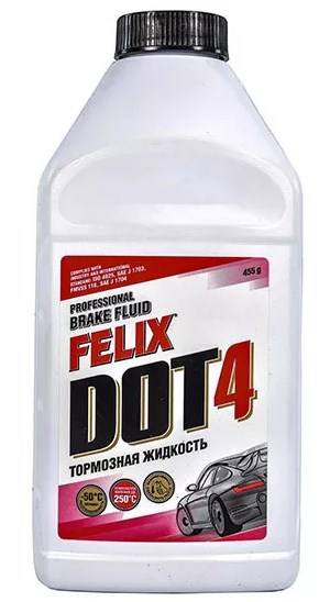 Тормозная жидкость Felix DOT4 455 грамм