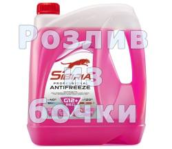 Антифриз на розлив Sibiria G12+ красный 1 литр