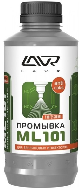 Промывка инжекторных систем с раскоксовкой 1л ML-101 Lavr LN2001