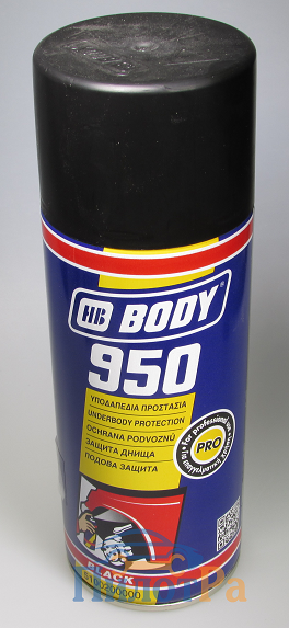 Антигравий черный Body 950 антикор аэрозоль 400 мл