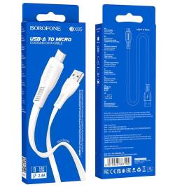 Кабель micro USB Borofone BX85 1 метр в коробке 2,4А