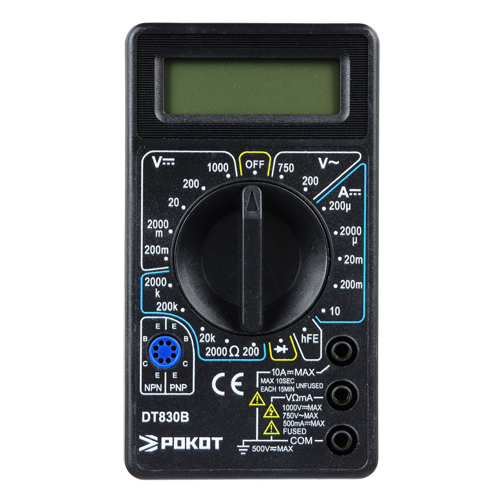 Мультиметр цифровой DT-830B Рокот 660-014