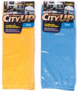 Салфетка микрофибра CA-106 CityUP 35*35см Shine