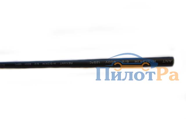 Кембрик термоусадочный д. 12,0 /6,0мм (1м черный ) Rexant