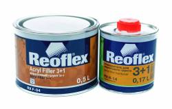 Грунтовка Reoflex акриловый 3+1 Серый 500мл + Отвердитель 170мл