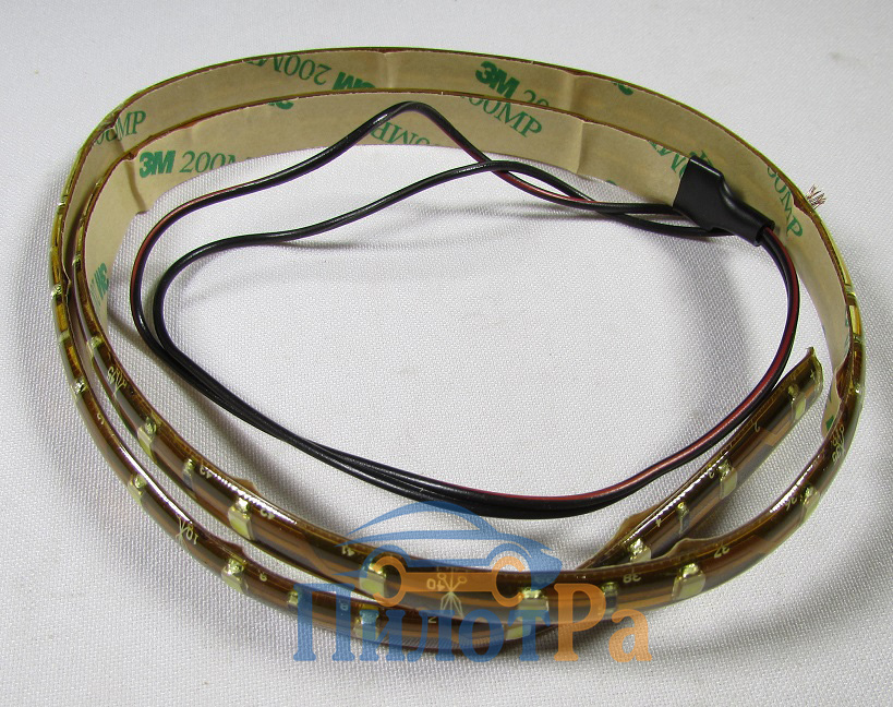 Подсветка-Лента светодиодная 55-02  60см 36 LED HI POWER Белая 09775