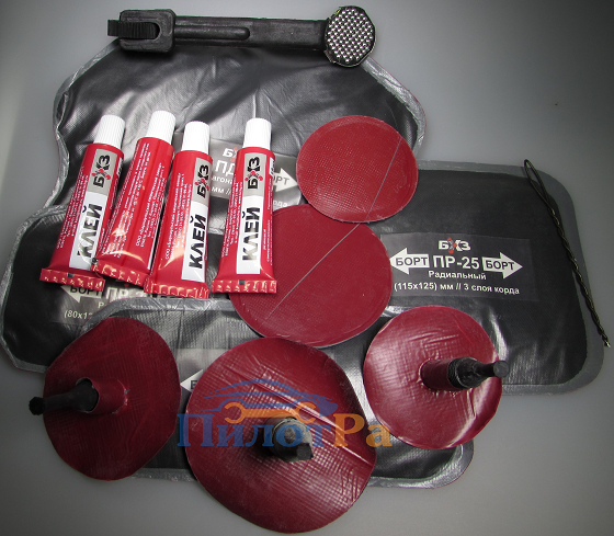 Аптечка для ремонта шин АРК-Г (пакет п/э )