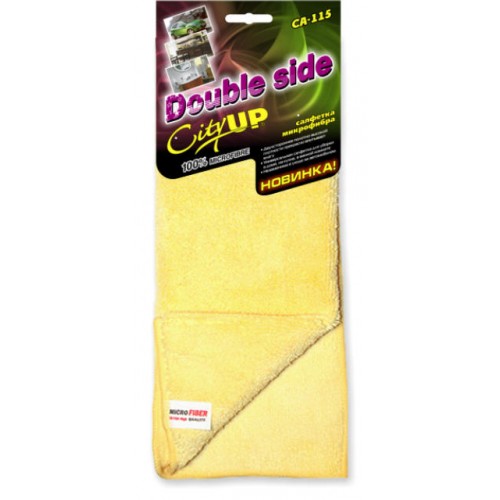 Салфетка микрофибра универсальные CA-115 CityUP 40*35см Double Side