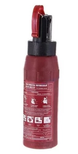 Огнетушитель порошковый пластик 2 литра Россия ОП-2 большой