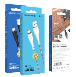 Кабель micro USB Borofone BX25 1 метр в коробке 2,4А