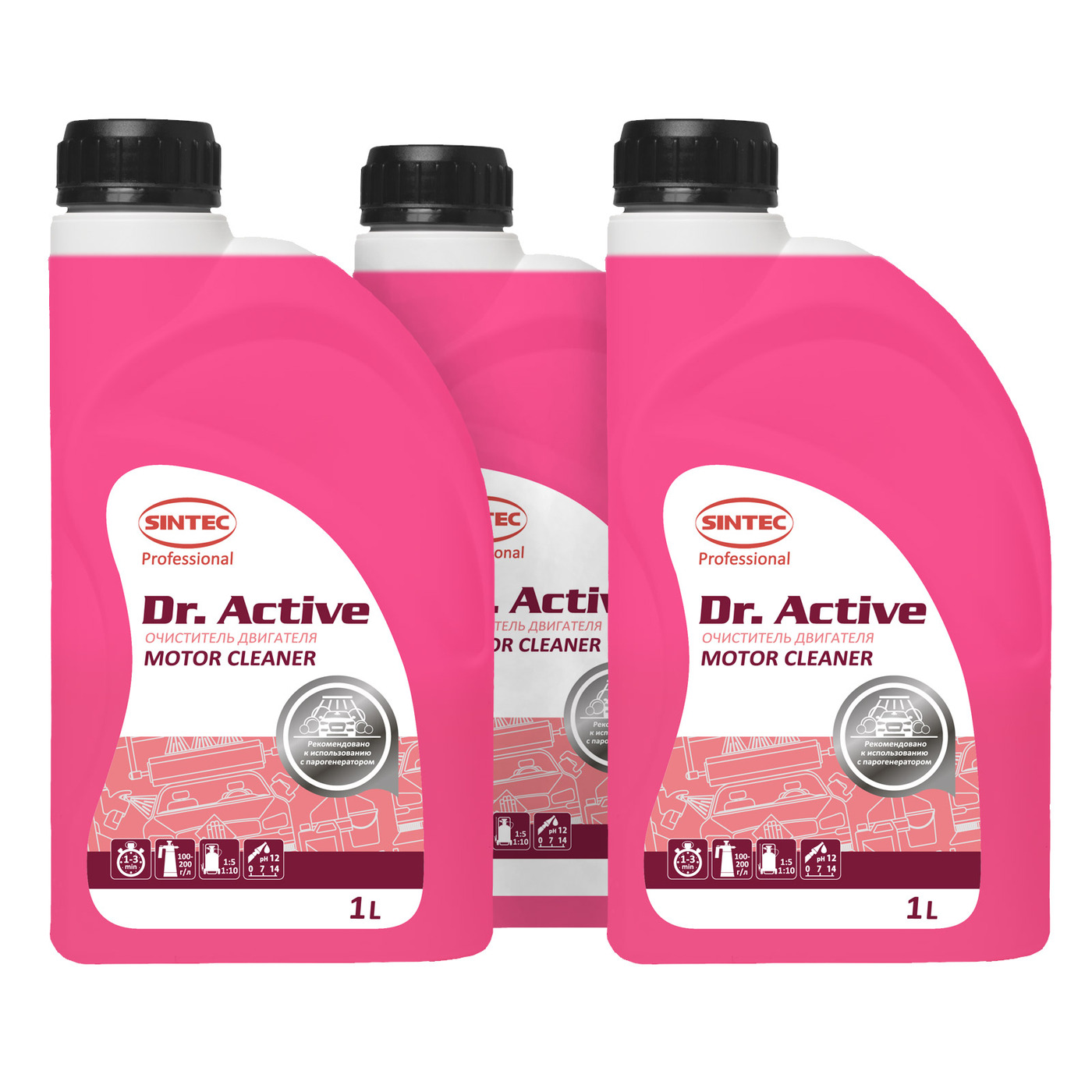 Очиститель двигателя Sintec Motor Cleaner 1 литр 801717
