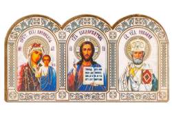 Сувенир Иконка Золото тройная в ассортименте