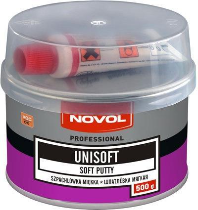 Шпатлевка Novol Unisoft мягкая наполняющая 500 грамм