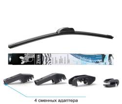 Щетка дворника Зебра бескаркасная 360мм 14"