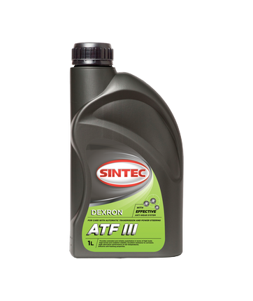 Масло трансмиссионное для АКПП Sintec ATF III DX3 1 литр