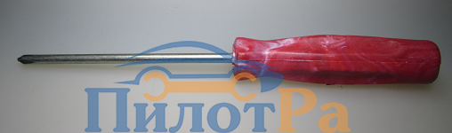 Отвертка крестовая ручка утолщенная красная