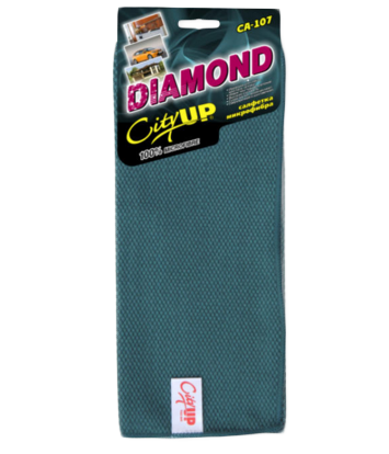 Салфетка микрофибра CA-107 CityUP 40*35см Diamond