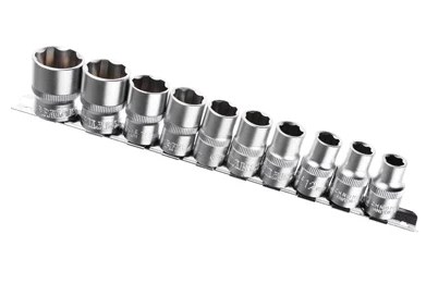 Набор головок Ермак 1/2 10 предметов 10-24мм Супер лок 736-116