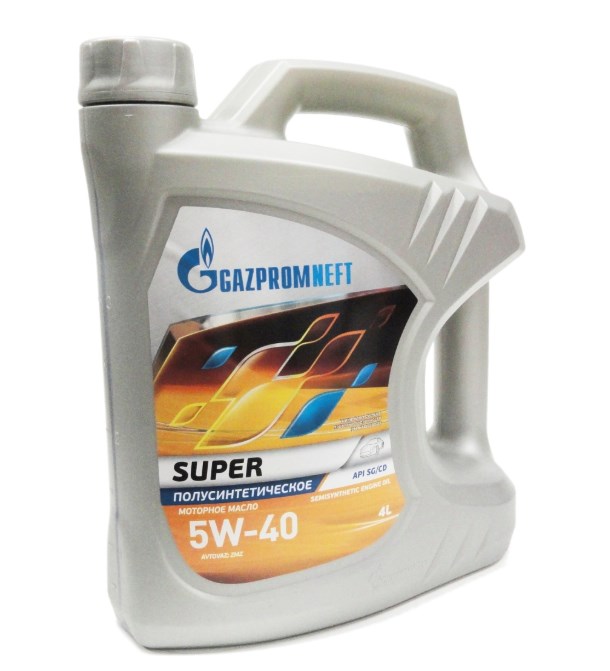 Масло моторное Gazpromneft Super Супер 5w40 синтетика 4 литра