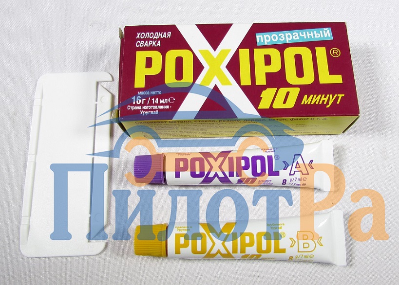 Холодная сварка Poxipol 14мл прозрачный красная упаковка