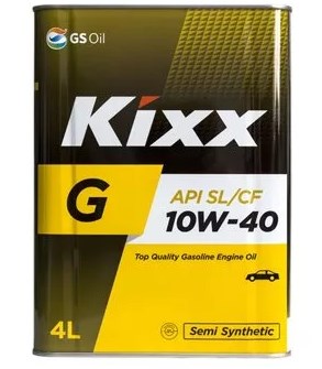 Масло моторное KIXX G 10w40 SL полусинтетика 4 литра
