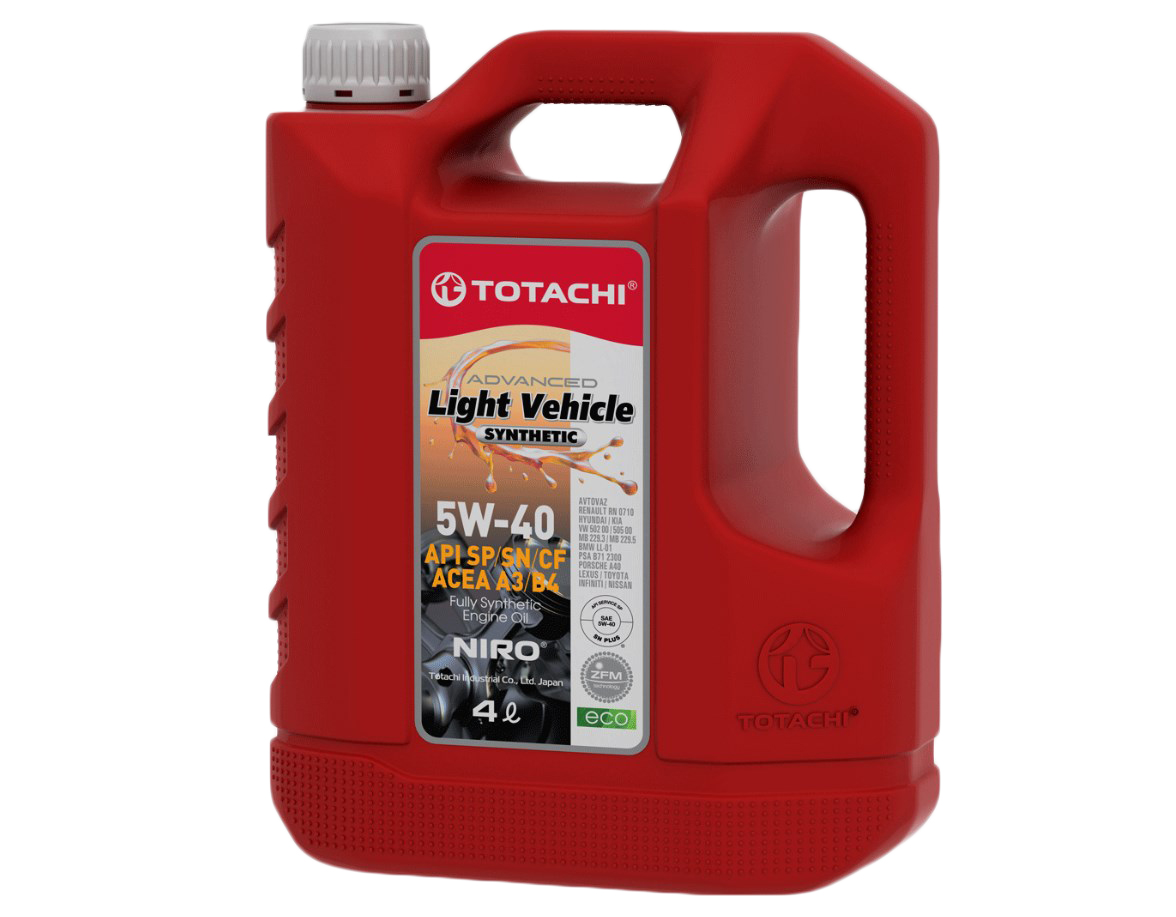 Масло моторное Totachi Niro LV Синтетика SP 5w40 4 литра