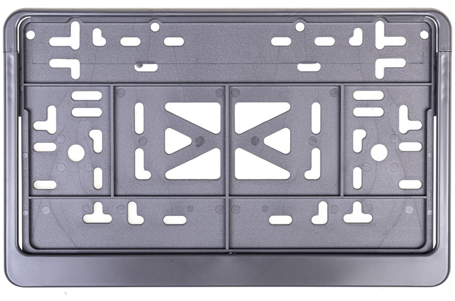Рамка под номер белая короткая Японские номера 290*170 + защелка