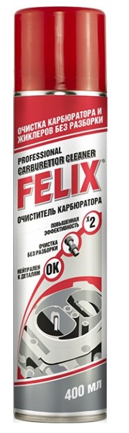 Очиститель карбюратора и воздушной заслонки Felix 400мл