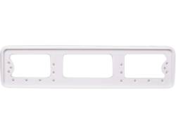 Рамка под номер Белая без защелки