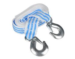 Трос буксировочный стропа 5 тонн 5 метров с крюками 773-007