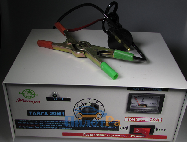 Зарядное устройство Тайга 20А 6/12В регулировка силы тока до 20А