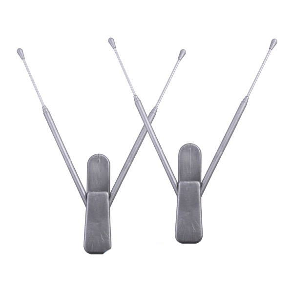 Антенна обманка TV двойная короткая Белая 12 см